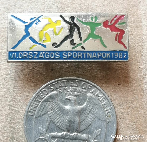 Pioneer - national sports days 1982 badge is rarer