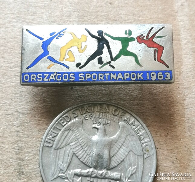 Pioneer - national sports days 1963 badge is rarer
