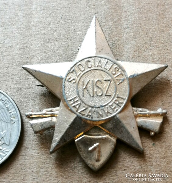 Kisz - Hungarian People's Army_socialist for our country i. Degree badge