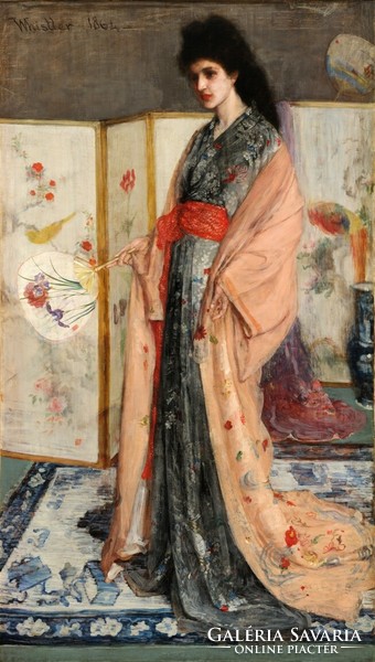 James Whistler - A keleti hercegnő - reprint