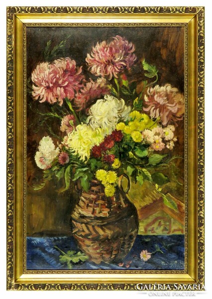 Radnay-Rózsay Miklós : "Virágcsendélet" 1942
