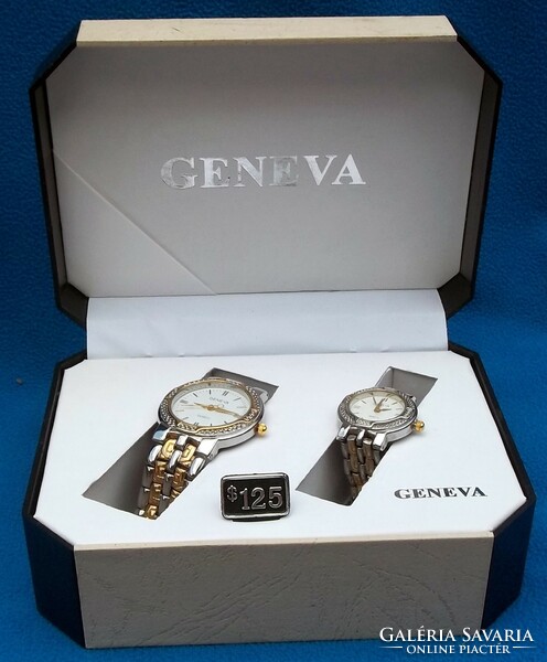 Geneva men's and women's wristwatch