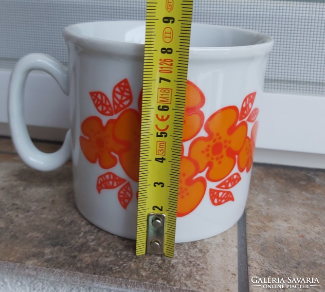 Retro cocoa zsolnay porcelain mug