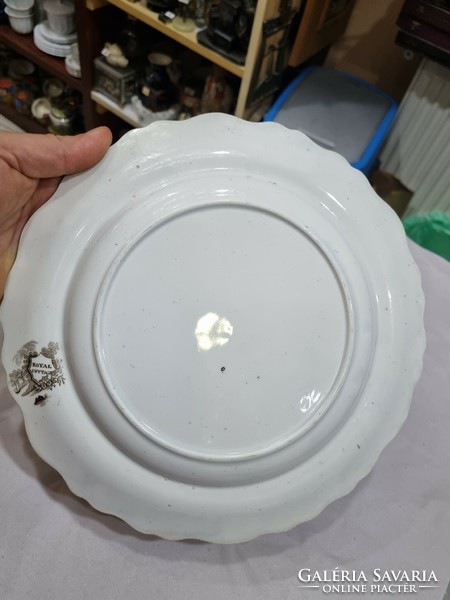 Régi angol porcelán tányér