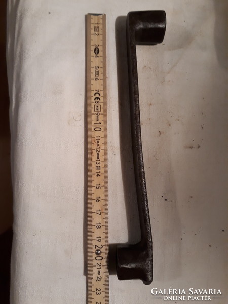Old marked tool for vintage car