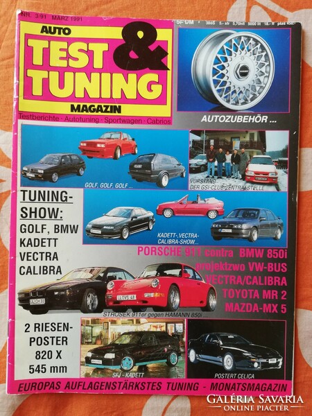 Német nyelvű Test & Tuning magazin