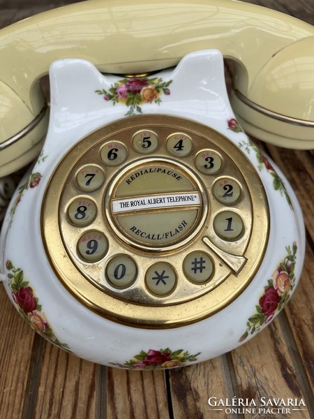Royal Albert porcelán telefon