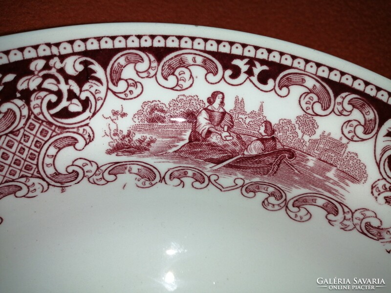 "CASTILLO", Holland, nagyméretű porcelán tál, tányér, kínáló tál.