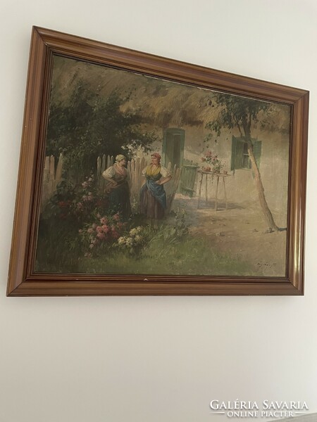 Ács Ágoston olaj festmény