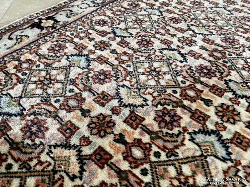 Iran bidjar cream carpet 145x71cm