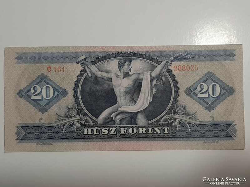 20 HUF banknote 1969 unc