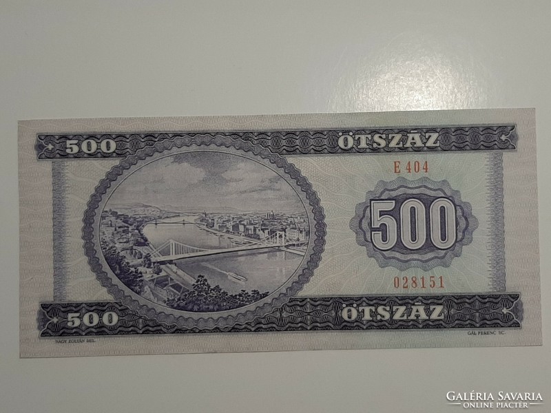 500 HUF banknote 1990 unc crispy very nice banknote