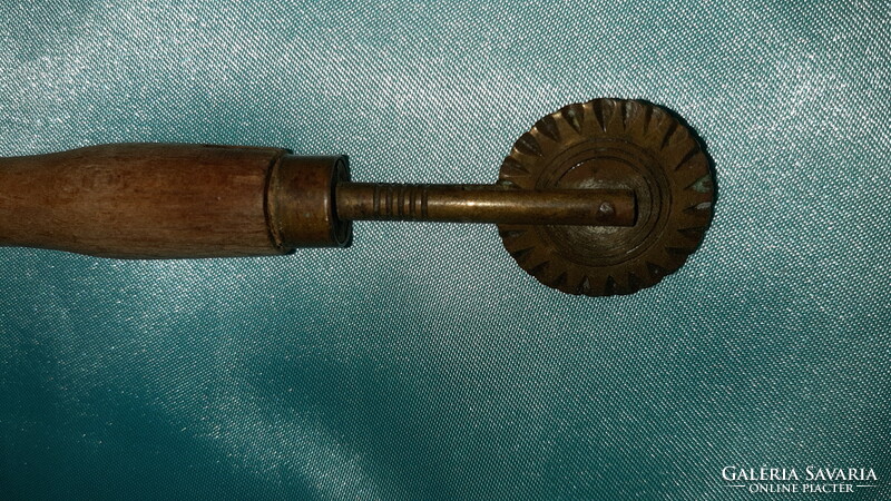 Old - wooden copper cleaver