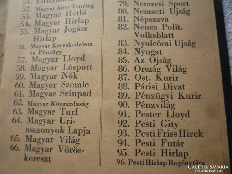 Újságárus igazolvány. 1939.