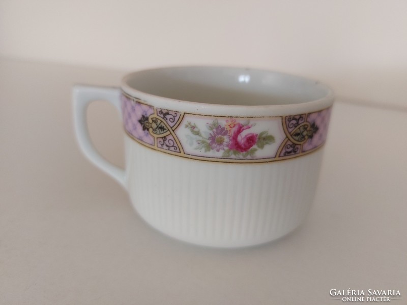 Régi porcelán csésze C.T. Altwasser vintage rózsás bögre
