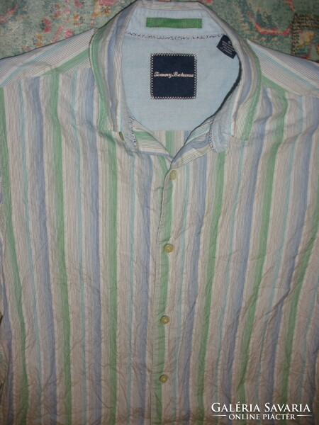 Tommy Bahama luxus pamut-selyem férfi ing