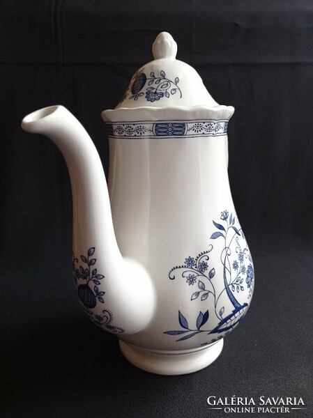 English Royal Tudor teapot with blue onion