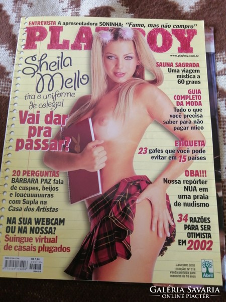 Playboy *Brazília*. 2002 január!