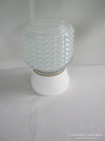 Retro glass wall lamp