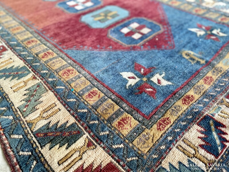 Antique Caucasian carpet 164x114cm