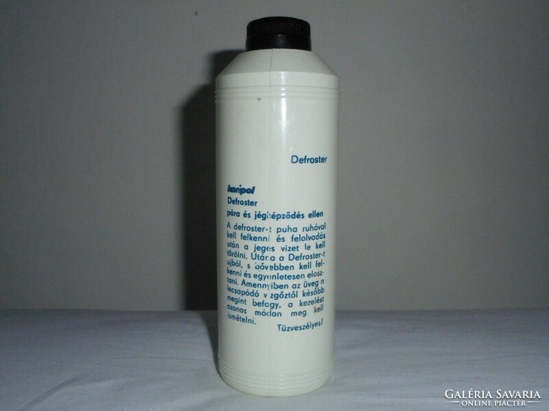 Retro defroster karipol car care plastic bottle - DDR NDK East German - from the 1980s