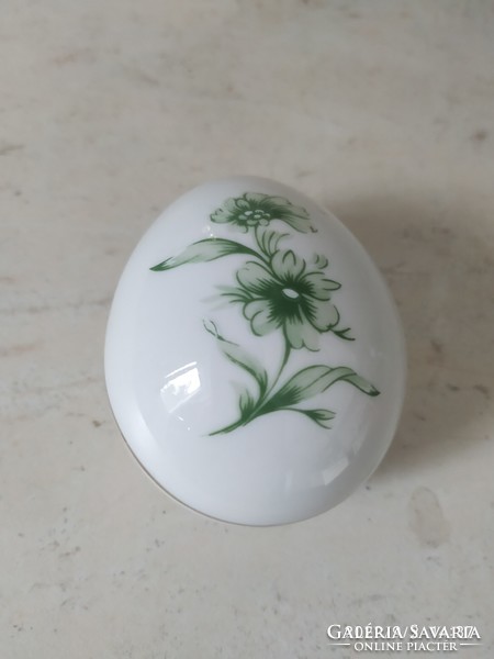 Hollóházi porcelán tojás alakú bonbonier eladó!