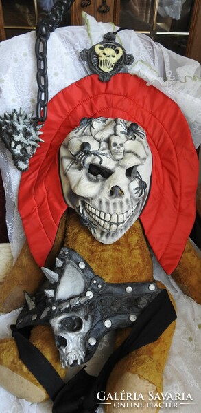 Carnival costume - skull costume with many accessories