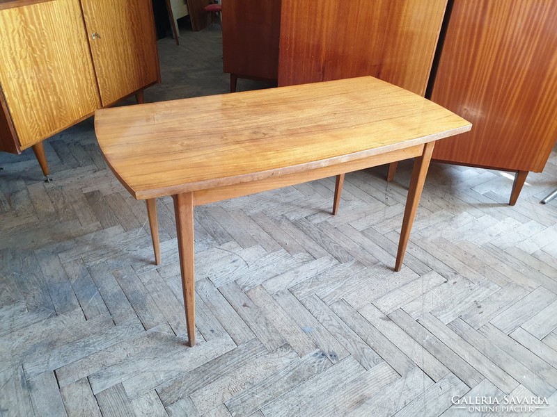 Old retro high-gloss table mid century