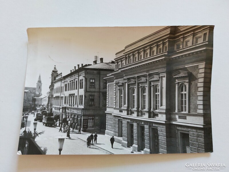 Régi képeslap fotó levelezőlap Székesfehérvár Vörösmarty színház BÁV épület