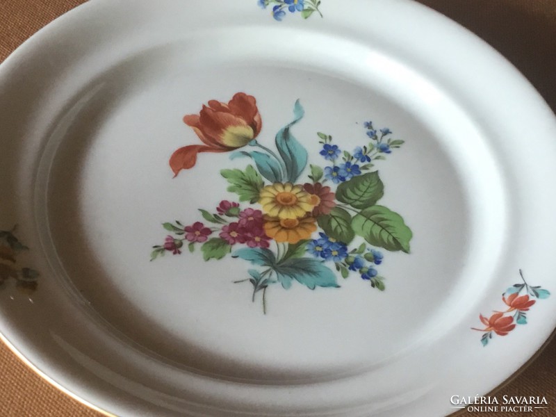 Gyönyörűséges Fischer és Mieg tányér, 18 cm-es