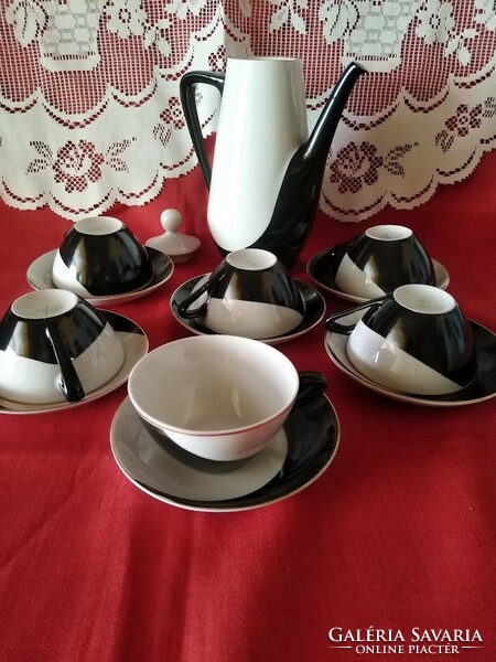 Penguin Raven House porcelain coffee set