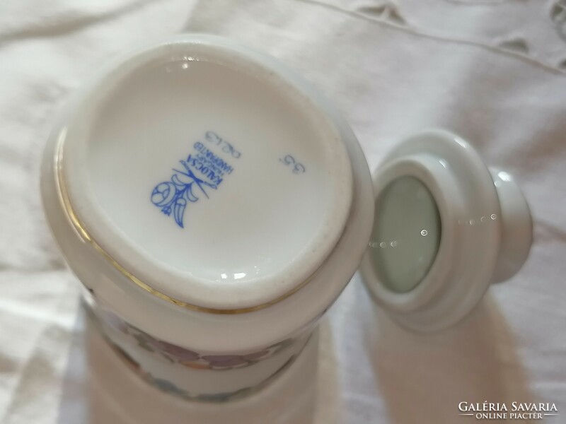 Retro Kalocsa porcelain pepper holder, spice holder