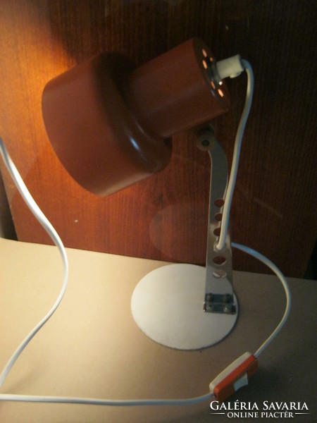 Szarvasi Vas-Fémipari Szövetkezet retro fém asztali lámpa