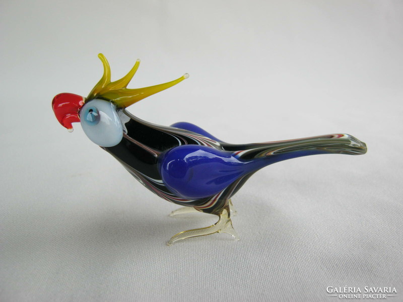 Retro ... Murano glass mini parrot