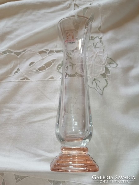 Bormioli rocco italy classic vase 19.5 cm.