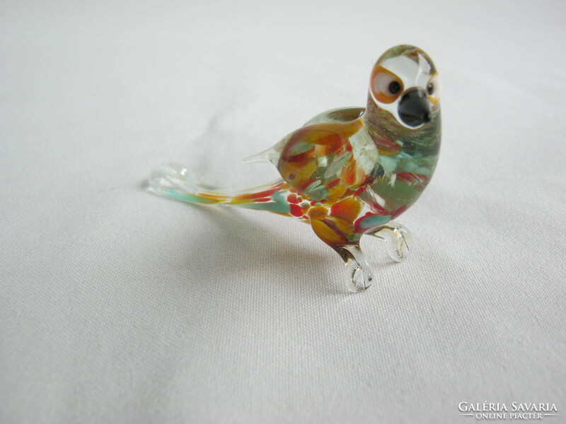 Retro ... Muranoi üveg mini madár