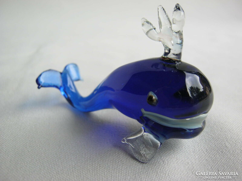 Retro ... Muranoi üveg mini bálna