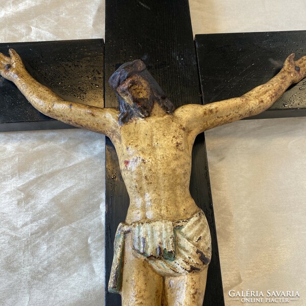 Huge antique crucifix