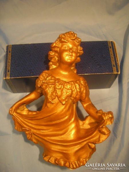 M1-12 sz31 baroque 40 cm sculpture museum copy mature gold plated made of sculptural plaster