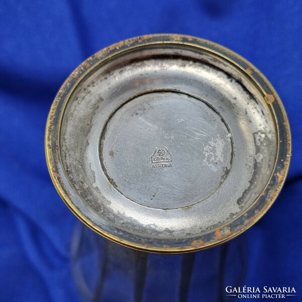 1926 Silver-plated motorsport award cup with enamelled insert - cz