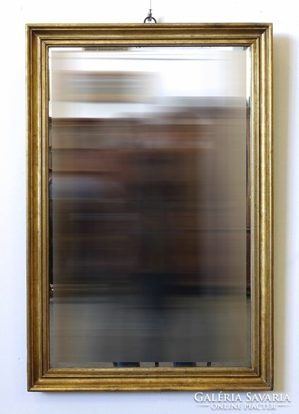 1K354 Antik Biedermeier tükör 94 x 63 cm
