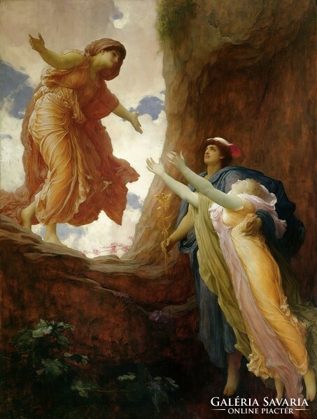 Leighton - arrival of Persephone - canvas reprint