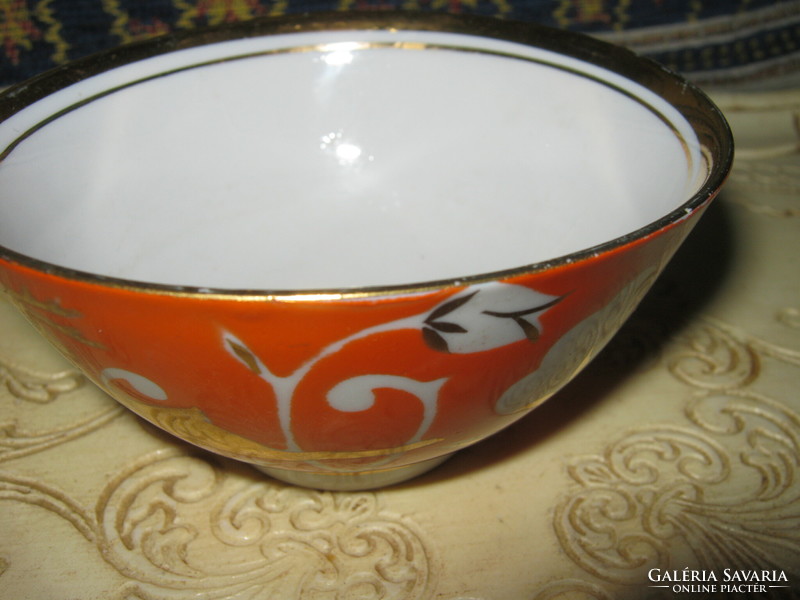 Tashkent golden deer motif porcelain porcelain bowl