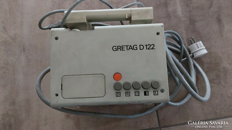 (K) Régi nyomdai eszköz Gretag D 122