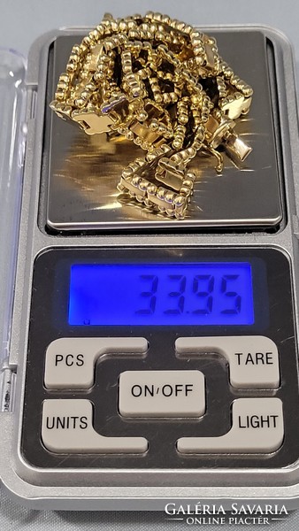 14 K arany nyaklánc 33,95 g