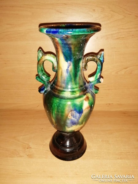 Mezőtúri kerámia váza 23 cm (b)