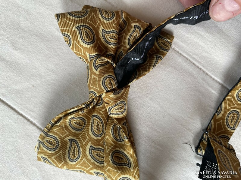 Vintage bow tie, 100% silk