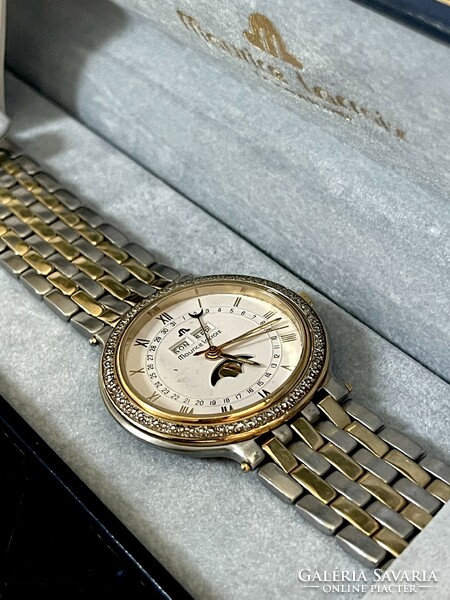 18K gold-diamond Maurice Lacroix triple date moonphase! The