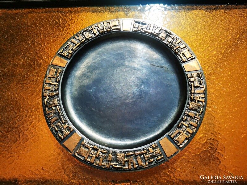 Bronze wall plate, ildiko from Szilágy