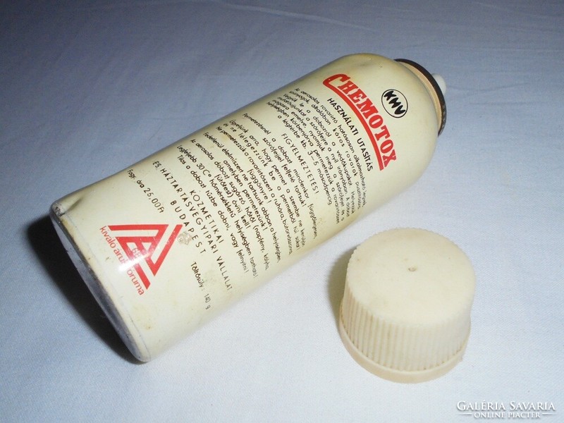 Retro chemotox insecticide spray bottle - khv cosmetics and household chemicals company - 1970s